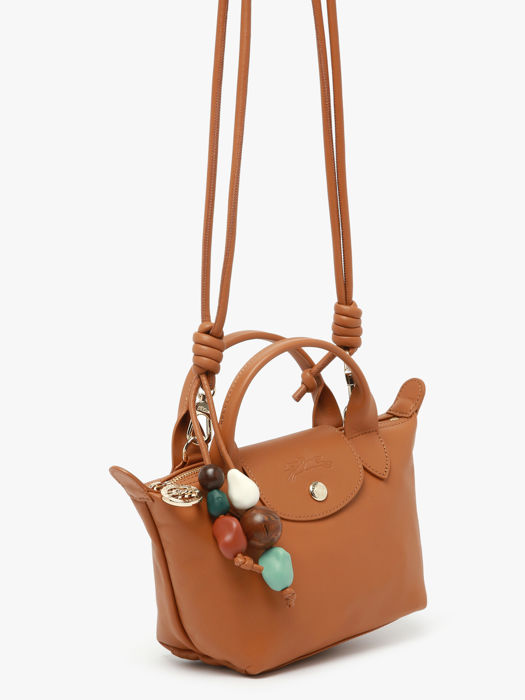 Longchamp Le pliage xtra perles Sac porté main Marron