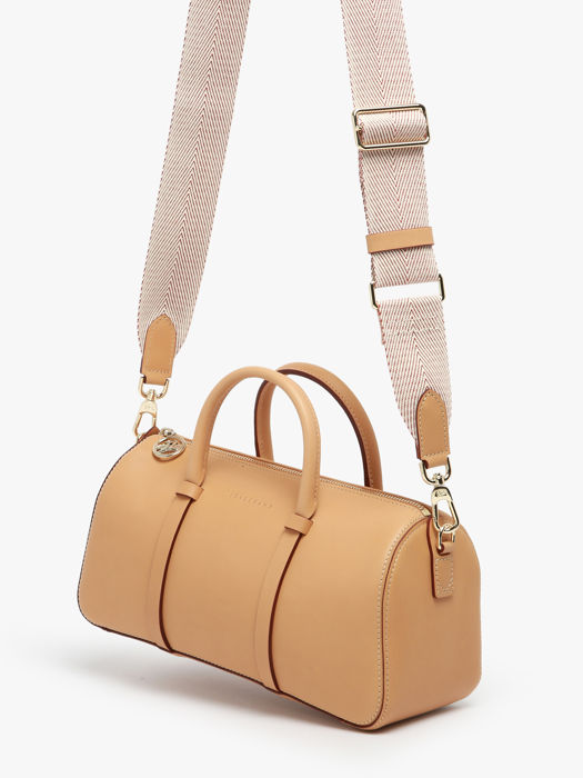 Longchamp Daylong chevron Handtas Bruin