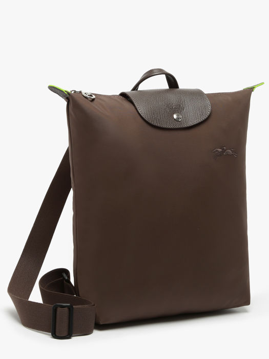 Longchamp Le pliage green Rugzak Bruin