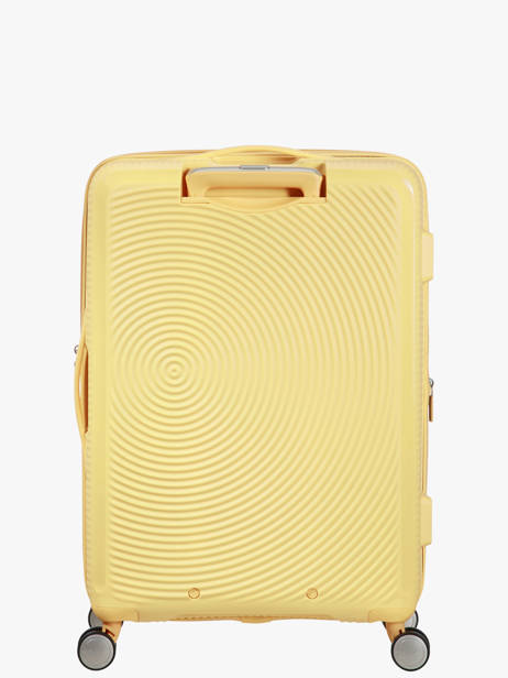 Harde Reiskoffer S Soundbox American tourister Geel soundbox 32G002 ander zicht 4