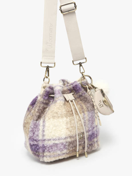 Cross Body Tas Alyssum Woomen Violet alyssum WALS06 ander zicht 2