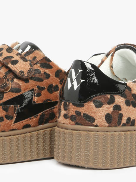 Sneakers Vanessa wu Bruin women BK2802LP ander zicht 2