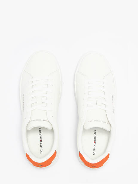 Sneakers Uit Leder Tommy hilfiger Wit men 53670K6 ander zicht 3