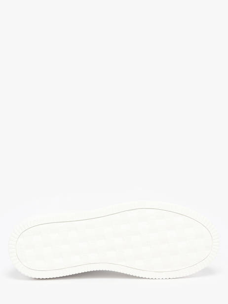 Sneakers Uit Leder Calvin klein jeans Wit men YM01296 ander zicht 4