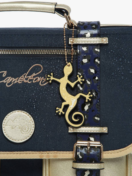 Sac Gouter Cameleon Bleu vintage fantasy BL24 vue secondaire 4