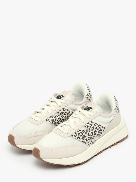 Sneakers Uit Leder New balance Beige boy U370LP ander zicht 1