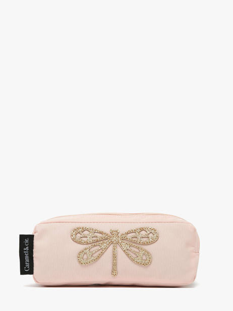 Trousse 2 Compartiments Caramel et cie Rose boheme FI vue secondaire 1