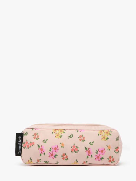 Trousse 2 Compartiments Caramel et cie Rose boheme FI