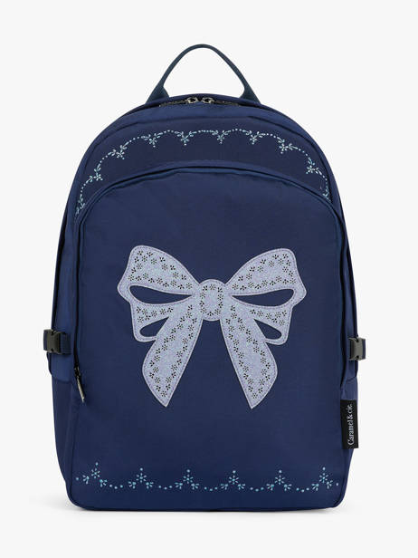 Sac à Dos 2 Compartiments Caramel et cie Bleu boheme FI