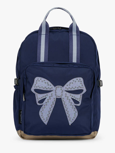 Rugzak 1 Compartiment Caramel et cie Blauw boheme FI