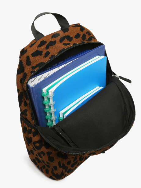Rugzak 1 Compartiment Roxy Bruin back to school RJBP4905 ander zicht 2