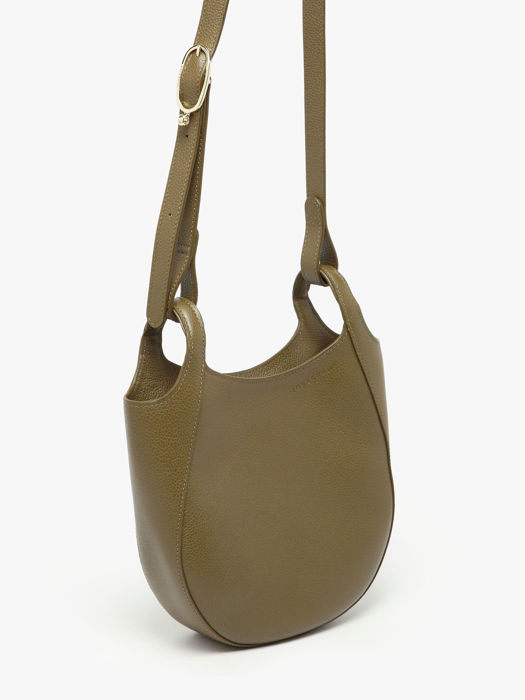 Longchamp Le foulonné Sac porté travers Vert