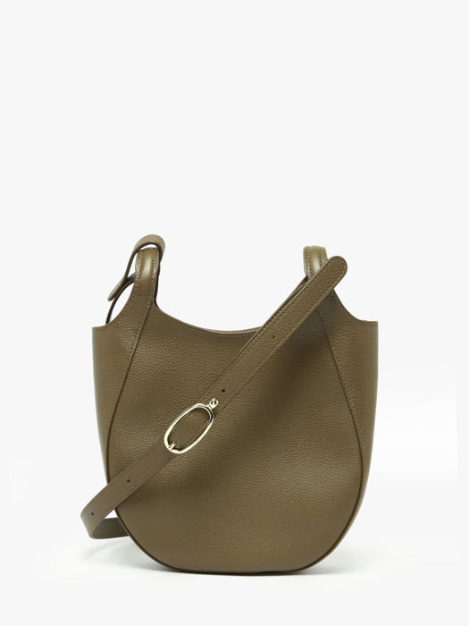 Longchamp Le foulonné Sac porté travers Vert