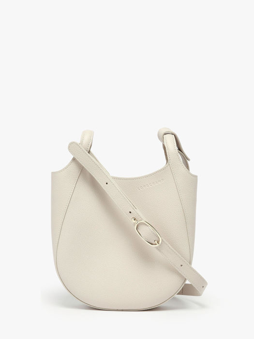 Longchamp Le foulonné Sac porté travers Blanc