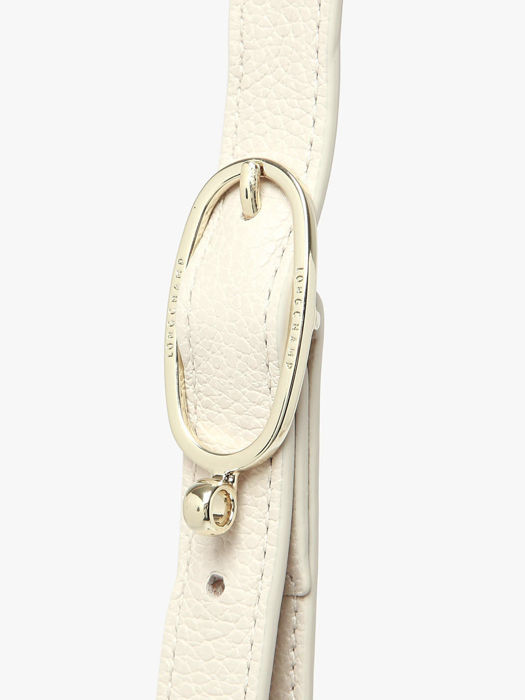 Longchamp Le foulonné Sac porté travers Blanc