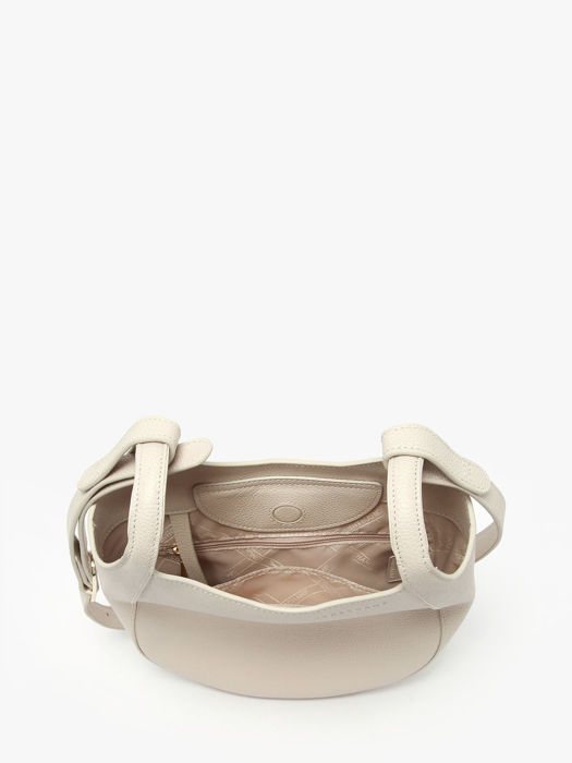 Longchamp Le foulonné Sac porté travers Blanc