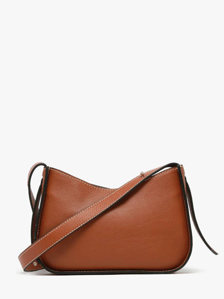 Sac Bandoulière M Foudre Cuir Etrier Marron foudre EFOD089M vue secondaire 6