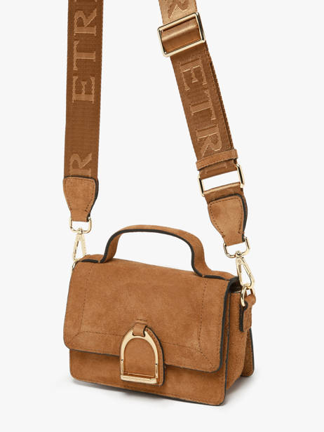 Cross Body Tas Xs Altesse Suede Etrier Beige altesse suede EASU048X ander zicht 2