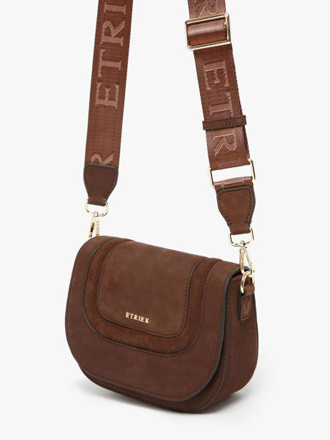 Cross Body Tas S Lasso Leder Etrier Bruin lasso ELAS152S ander zicht 2