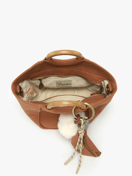 Cross Body Tas Crocus Woomen Bruin crocus WCRO33 ander zicht 3