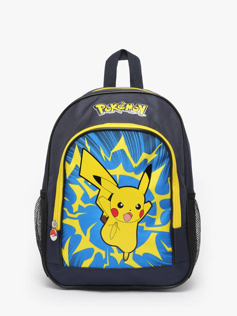 Rugzak 2 Compartimenten Pokemon Blauw pikachu eclair 25IK204P