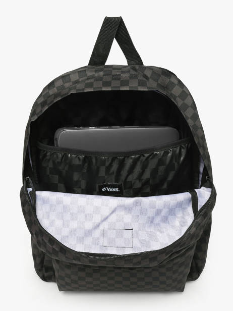Rugzak 1 Compartiment Vans Zwart backpack VN000H4X ander zicht 1