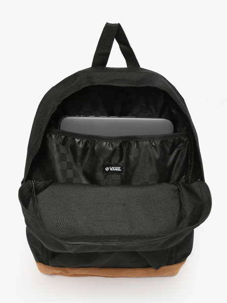 Rugzak 1 Compartiment Vans Zwart backpack VN000HRJ ander zicht 1