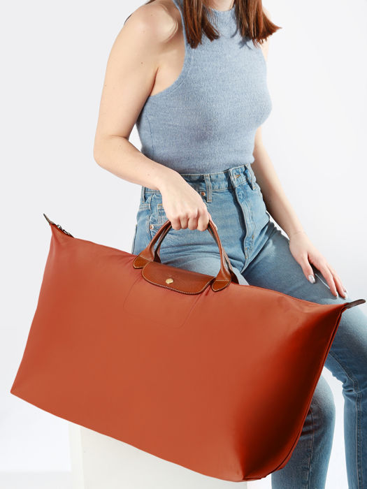 Longchamp Le pliage original Sac de voyage Orange