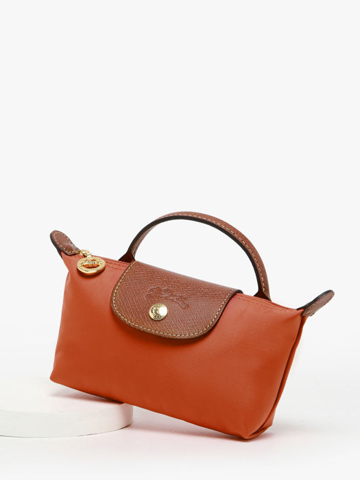 Longchamp Le pliage original Clutch Oranje