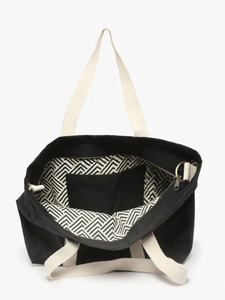 Schoudertas Cesar Katoen Hindbag Zwart best seller CESAR ander zicht 3