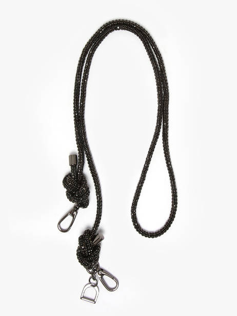 Afneembare Schouderriem Strass Etrier Zwart accessoires EACC413L