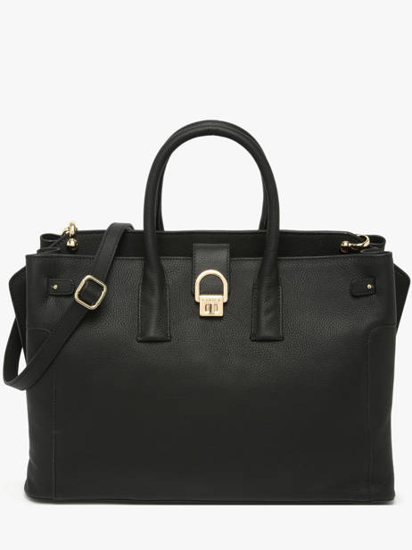 Handtassen L Equestre Leder Etrier Zwart equestre EEQT142L