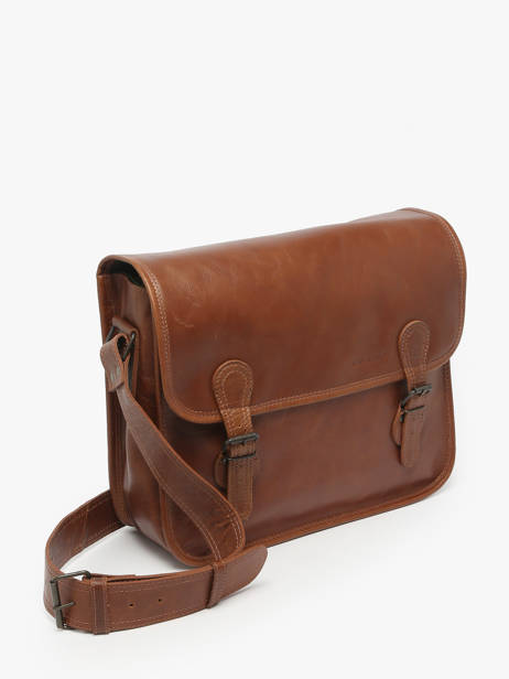 Cross Body Tas La Sacoche M Leder Paul marius Bruin vintage M ander zicht 2