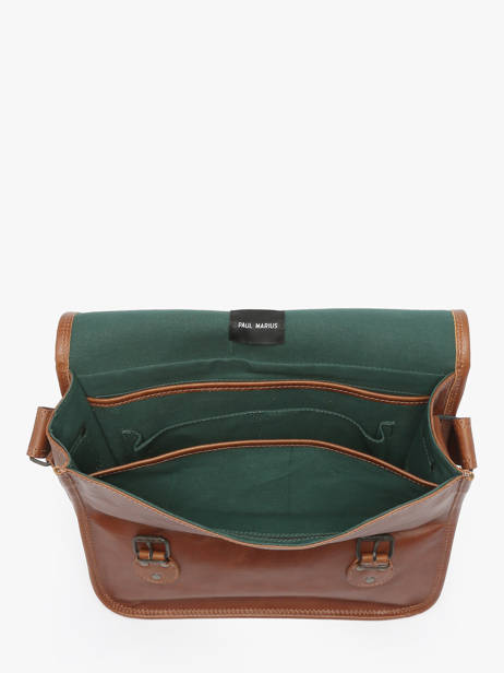Cross Body Tas La Sacoche M Leder Paul marius Bruin vintage M ander zicht 3