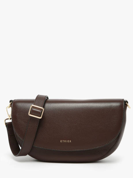 Cross Body Tas Tradition Leder Etrier Bruin tradition ETRA065M
