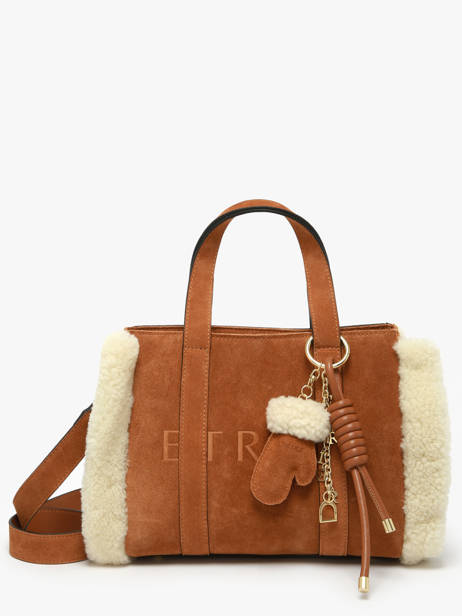 Cross Body Tas Alpin Leder Etrier Bruin alpin EALP140S