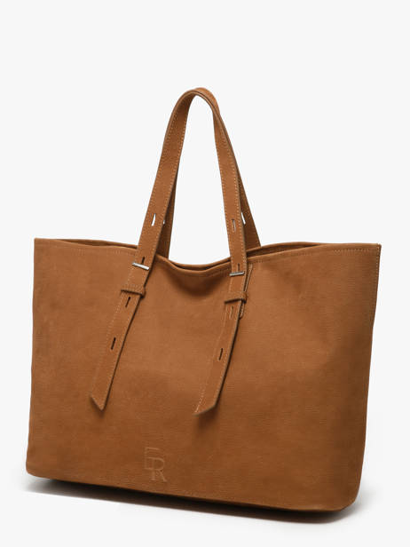 Handtas Cavalier Nubuck Leder Etrier Bruin cavalier nubuck ECAN127M ander zicht 2