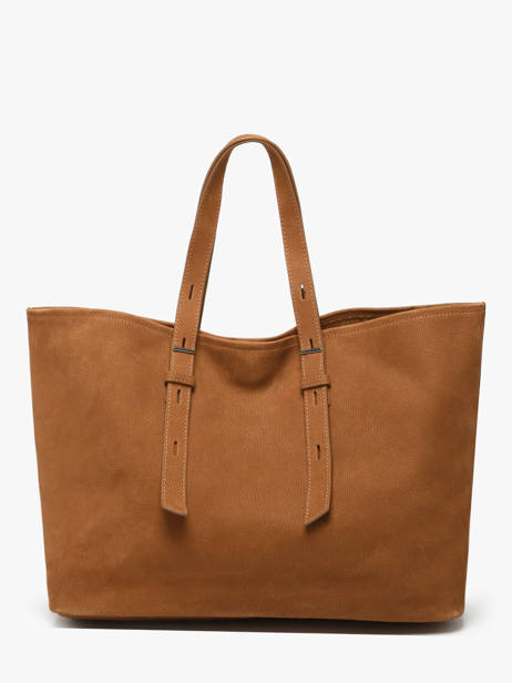 Handtas Cavalier Nubuck Leder Etrier Bruin cavalier nubuck ECAN127M ander zicht 4