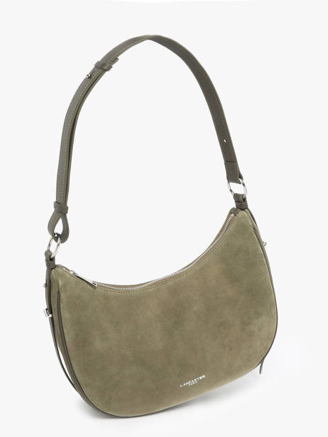 Sac Porté épaule Suede Cuir Lancaster Vert suede 82 vue secondaire 2