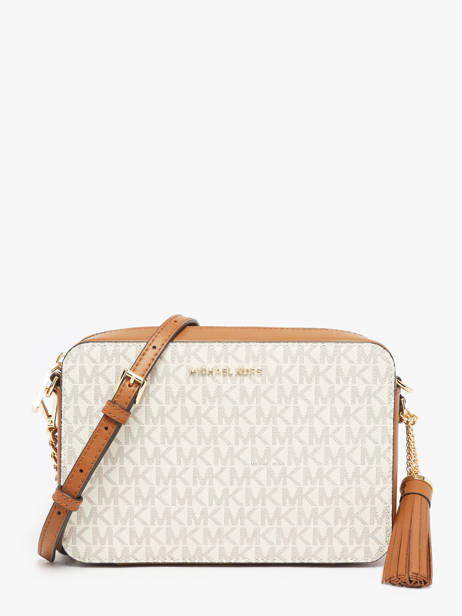 Cross Body Tas Jet Set Item Michael kors Beige jet set F8GF5M2B ander zicht 1