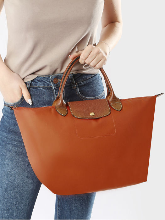 Longchamp Le pliage original Sac porté main Orange