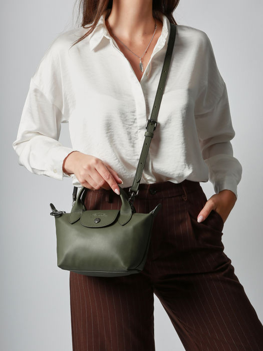 Longchamp Le pliage xtra Sac porté main Vert