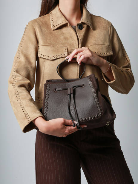 Cross Body Tas Brumby Etrier Bruin brumby EBRU148M ander zicht 1