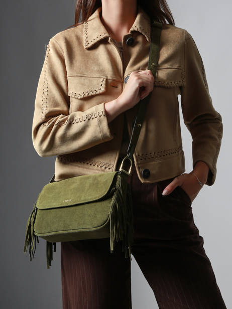 Sac Porté épaule Country Cuir Etrier Vert country ECOU145M vue secondaire 2