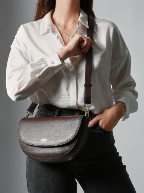 Cross Body Tas Tradition Leder Etrier Bruin tradition ETRA065M ander zicht 1