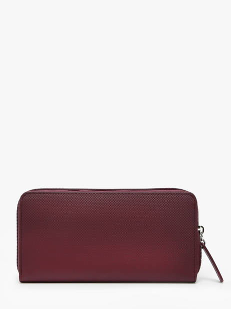 Portefeuille Lacoste Rood l.12.12 concept NF2900PK ander zicht 2