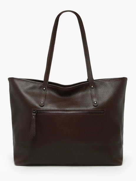 Sac Cabas A4 Caviar Cuir Milano Marron caviar CA19111N vue secondaire 4