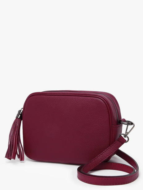 Sac Bandoulière Caviar Cuir Milano Rouge caviar CA2006N vue secondaire 1