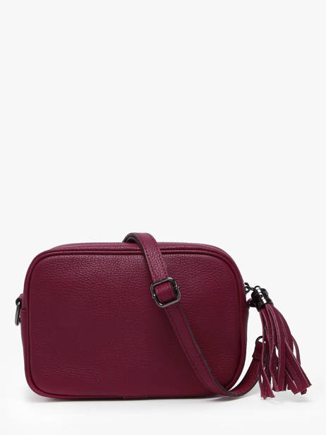 Sac Bandoulière Caviar Cuir Milano Rouge caviar CA2006N vue secondaire 3