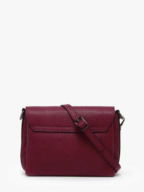 Cross Body Tas Caviar Leder Milano Rood caviar CA24061 ander zicht 3